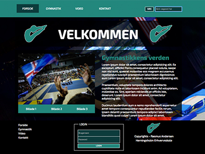 Gymnastik Hjemmeside